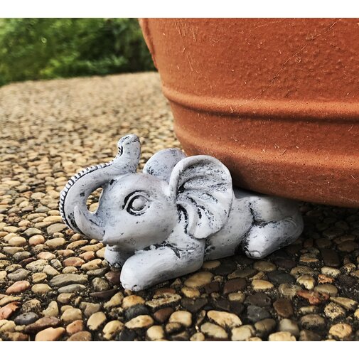 resin elephant planter